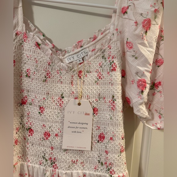 Tea Party Dress in Rose | Ivy City Co. - Picture 4 of 6